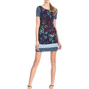 New NWT PLENTY by Tracy Reese Franca Twilight Tile Grud Sheath Dress SZ 12